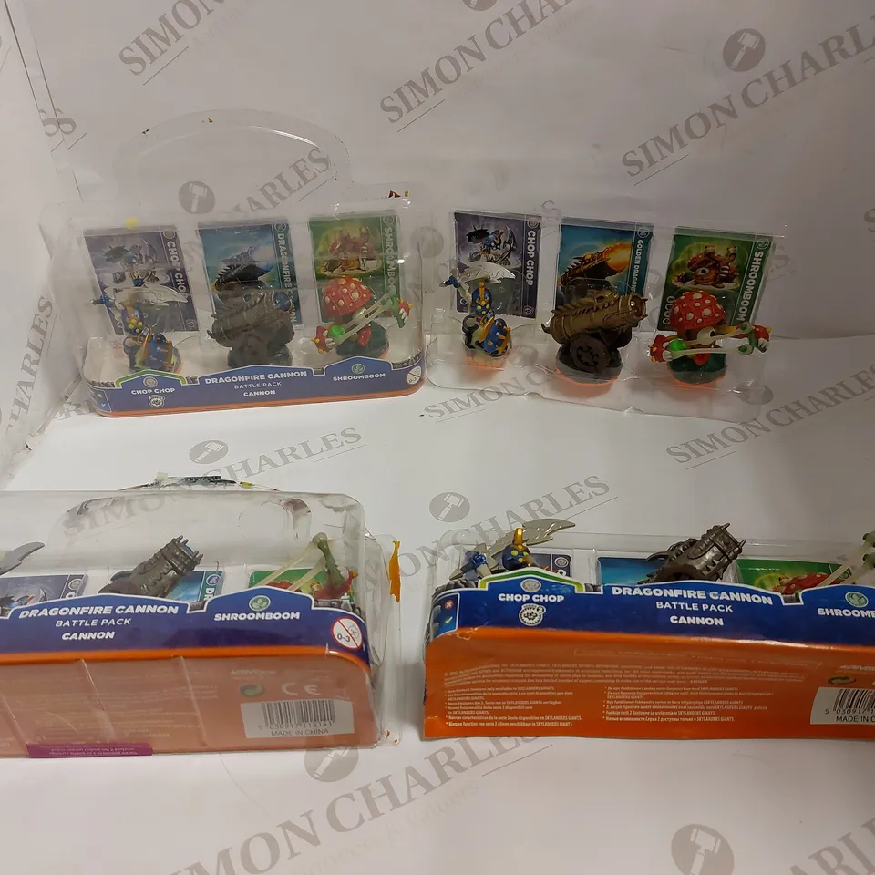 LOT OF MANY SKYLANDER CHARACTER SETS OF 3 