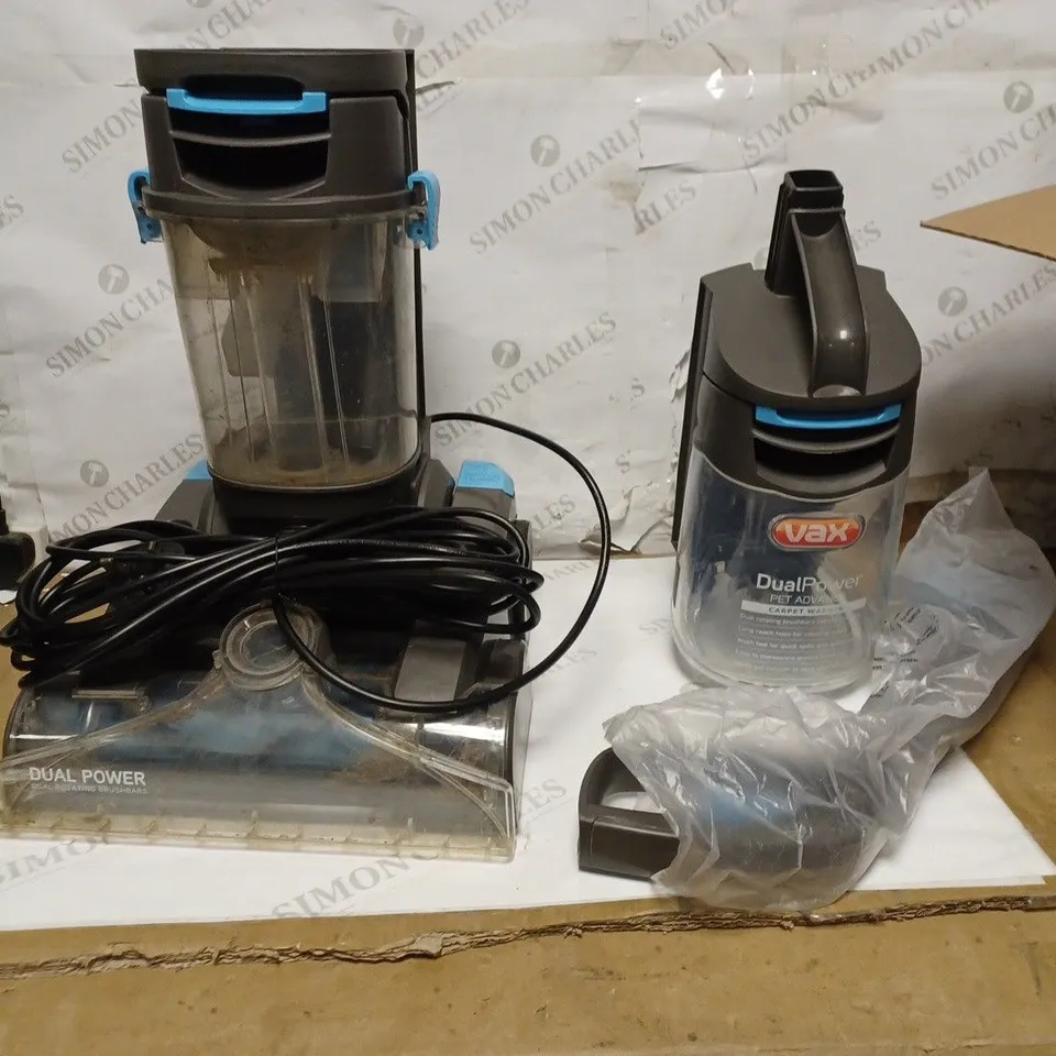 VAX DUAL POWER PET ADVANCE CARPET CLEANER