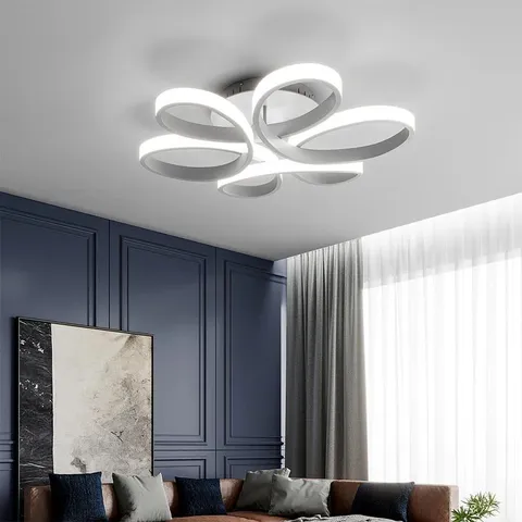BOXED INNSBROOK MODERN ACRYLIC LIGHT-ADJUSTED PETAL CEILING LIGHT 1-LIGHT (1 BOX)