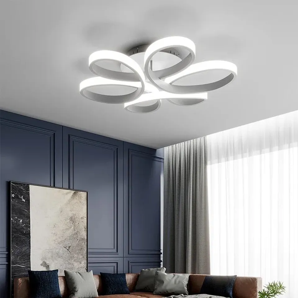 BOXED INNSBROOK MODERN ACRYLIC LIGHT-ADJUSTED PETAL CEILING LIGHT 1-LIGHT (1 BOX)