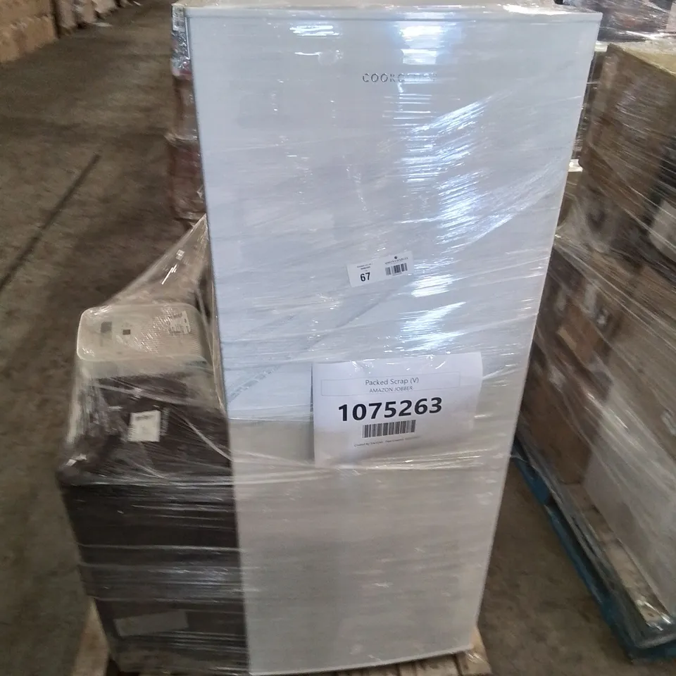 PALLET OF APPROXIMATELY 4 UNPROCESSED RAW RETURN WHITE GOODS AND AIR CONDITIONERS TO INCLUDE;