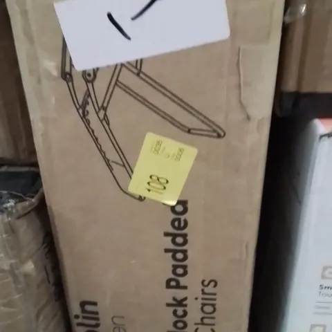 BOXED KEPLIN PACK OF 2 COLOUR BLOCK PADDED GRAVITY CHAIRS BLACK&GREY