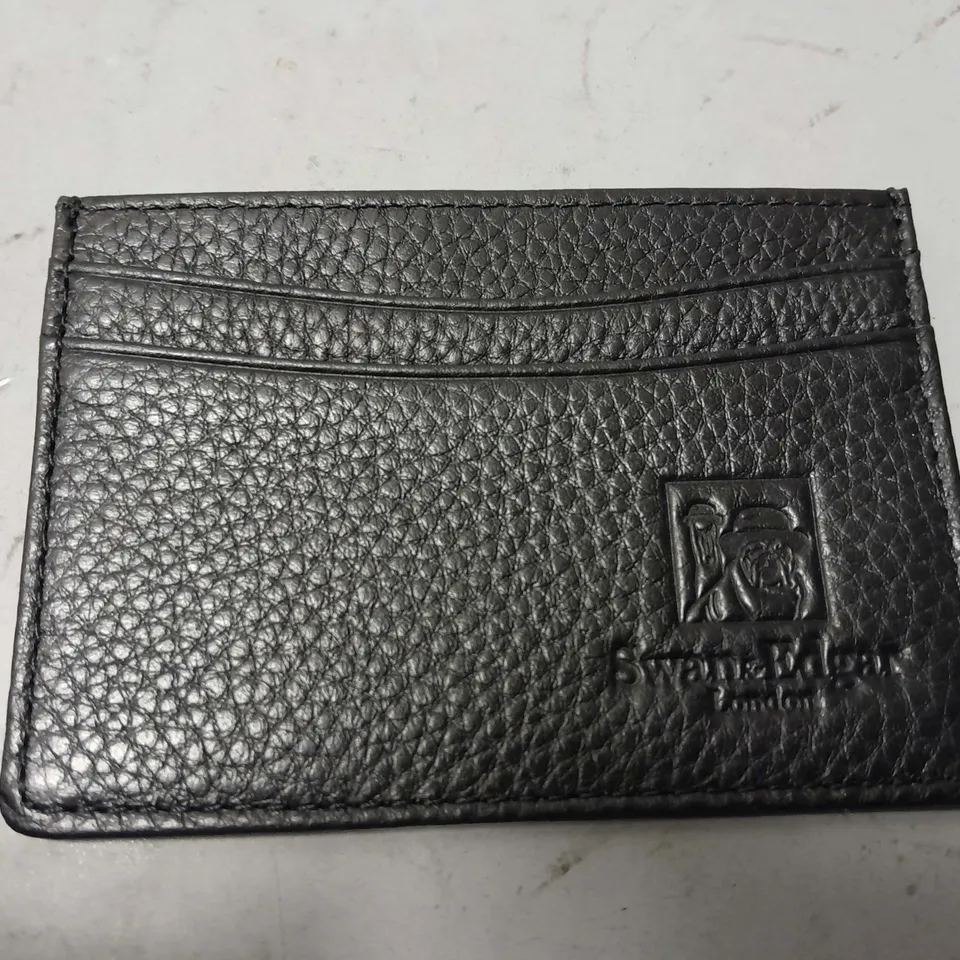 SWAN & EDGAR CREDIT CARD HOLDER IN BLACK