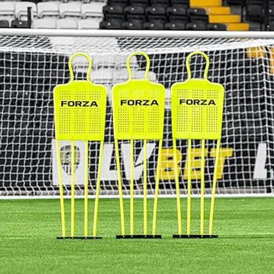 BOXED PACK OF THREE FOOTBALL COACHING MANNEQUINNS JUNIOR