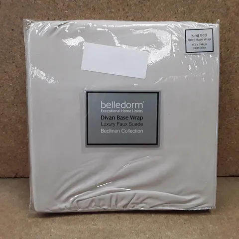 BRAND NEW BELLEDORM KINGSIZE BED FITTED SHEET - LINEN
