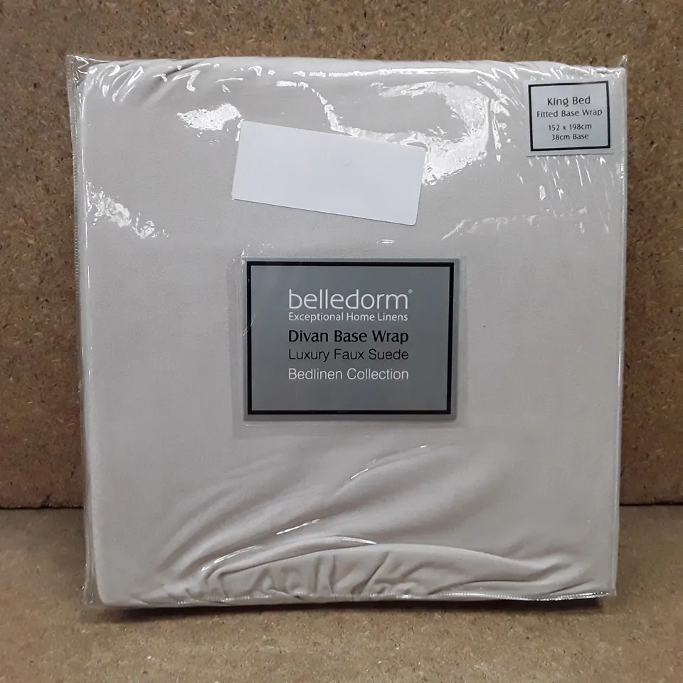 BRAND NEW BELLEDORM KINGSIZE BED FITTED SHEET - LINEN