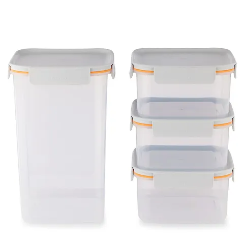 LOCKNLOCK CLASSIC PLUS SET OF 4 NESTABLE CONTAINERS SET BOXED
