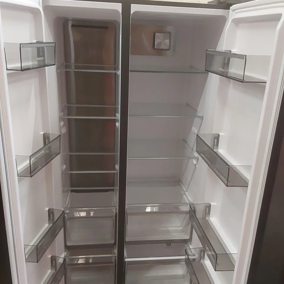 KENWOOD KSBSBD25 AMERICAN-STYLE FRIDGE FREEZER - BLACK