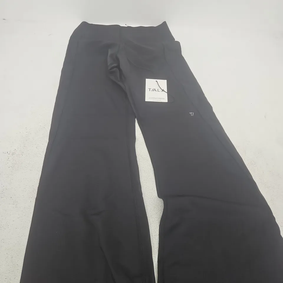 TALA BONDED ACTIVE FLARED LEGGING – SHADOW BLACK, SIZE MEDIUM