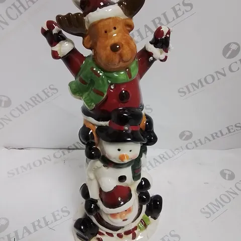 JOLLY SANTA LIGHT UP ORNAMENT