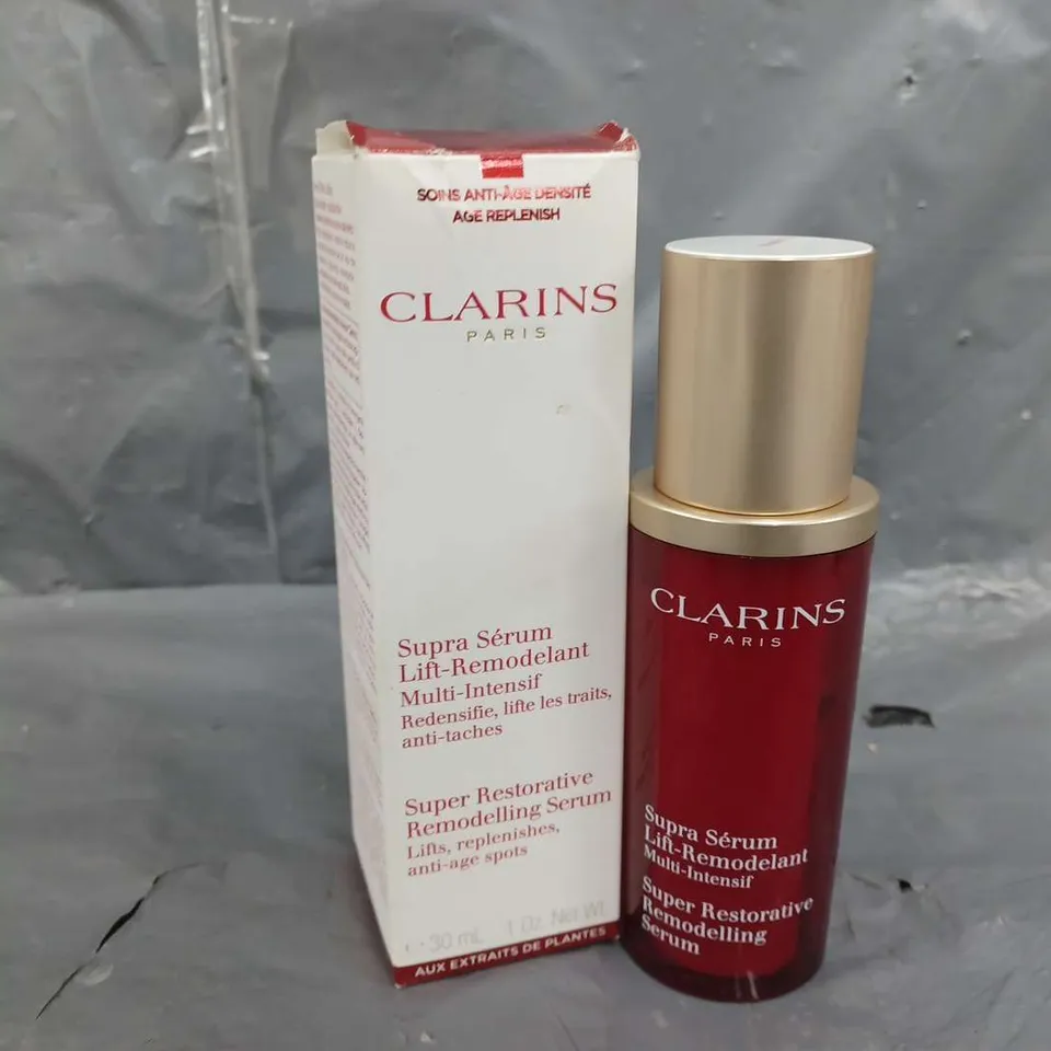 BOXED CLARINS SUPER RESTORATIVE REMODELLING SERUM (30ml)
