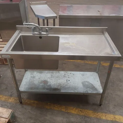 VOGUE STAINLESS STEEL COMMERCIAL KITCHEN SINK