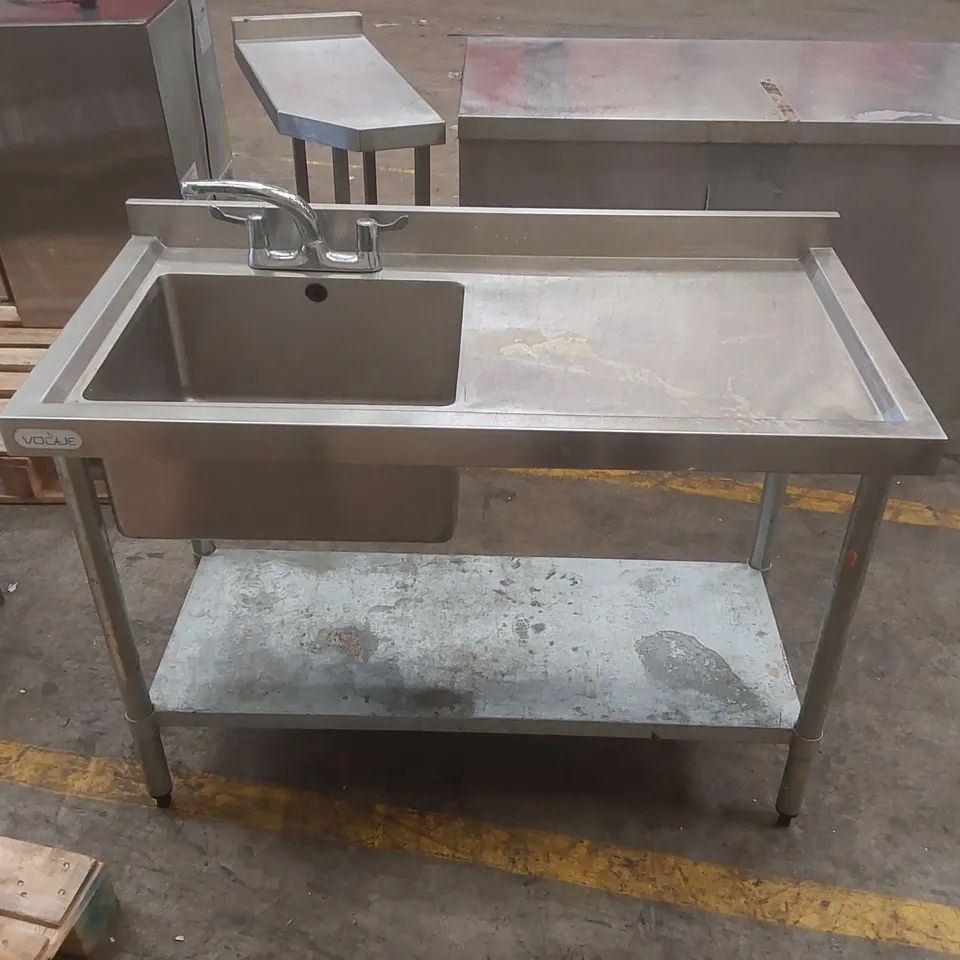VOGUE STAINLESS STEEL COMMERCIAL KITCHEN SINK