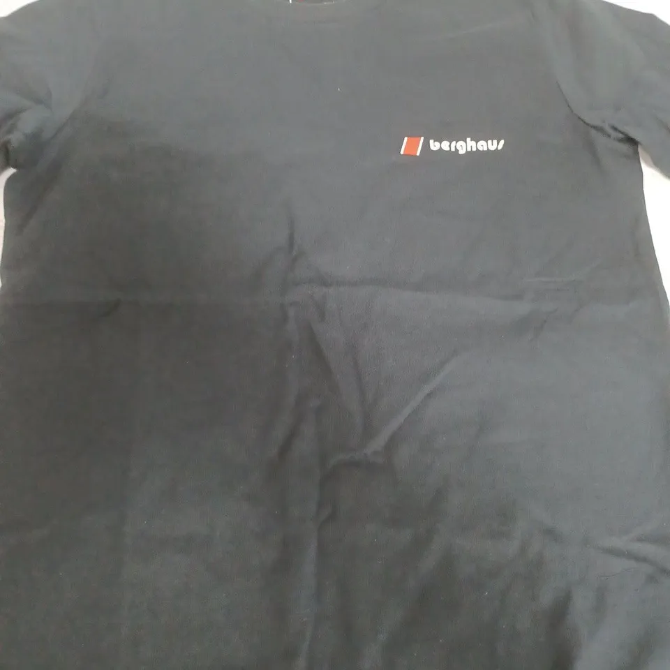 BERGHAUS BLACK T-SHIRT - LARGE
