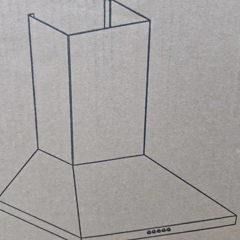 HISENSE CH6C4BXUK 60CM CHIMNEY COOKER HOOD - STAINLESS STEEL - COLLECTION ONLY