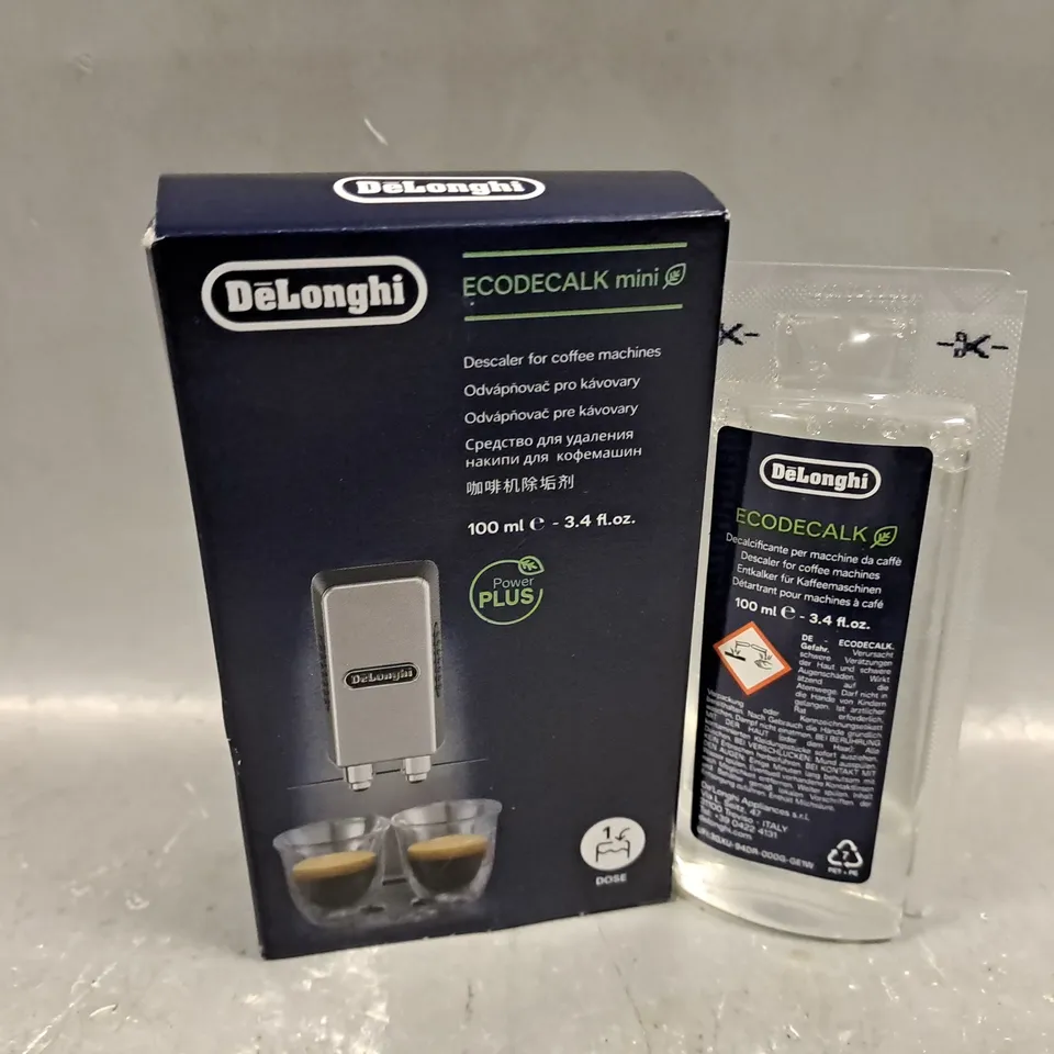 BOXED DELONGHI ECODECHALK MINI DESCALER FOR COFFEE MACHINES