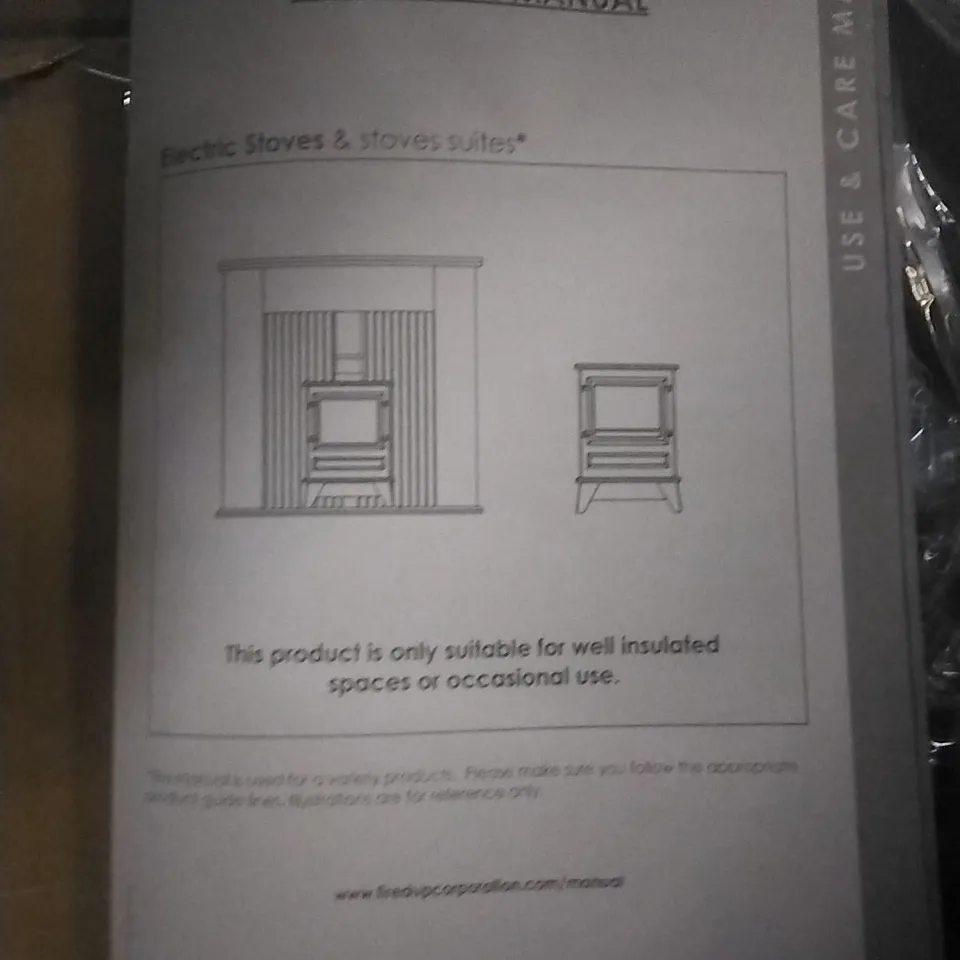 BOXED ELECTRIC STOVE- BLACK