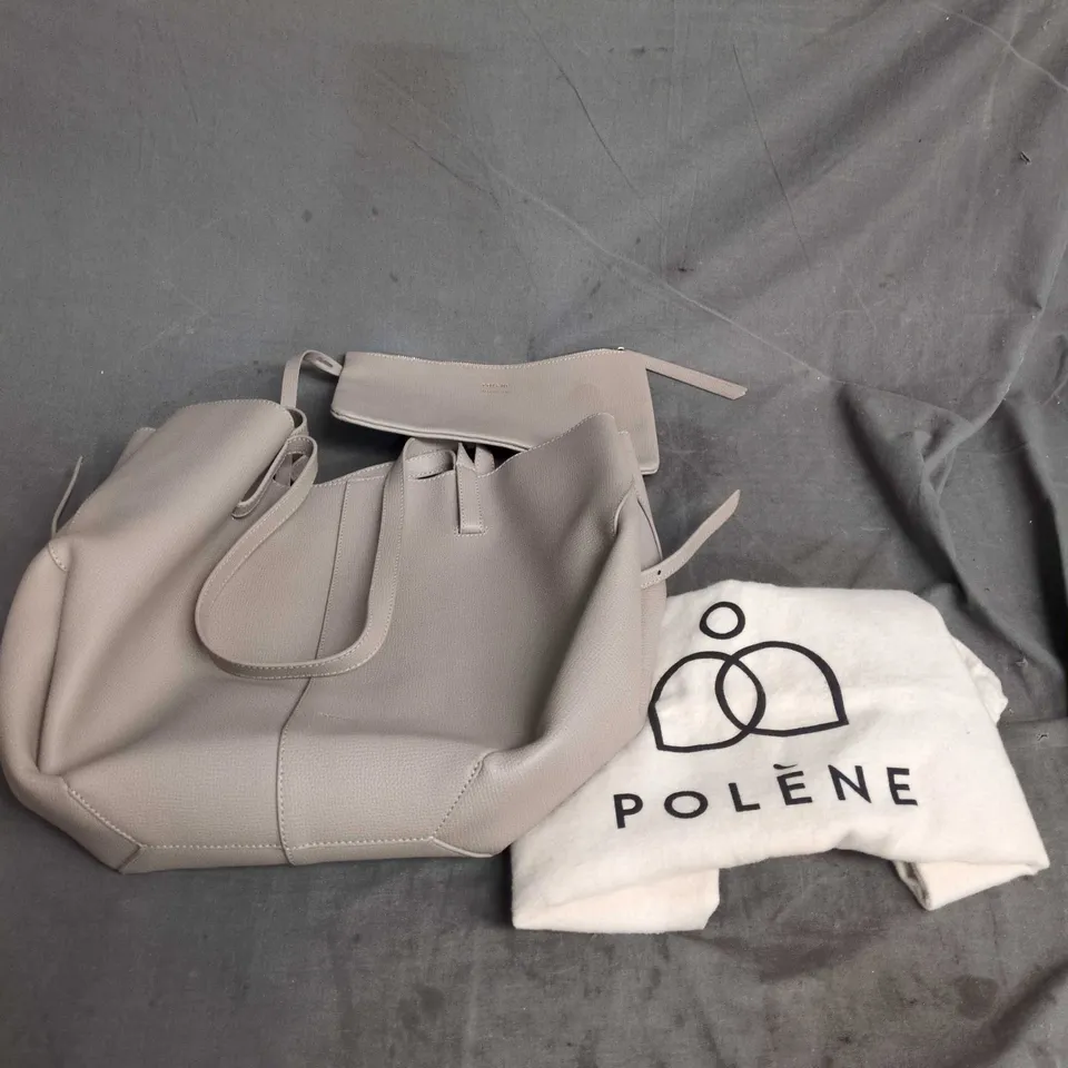 POLÈNE HANDBAG & PURSE IN TAUPE