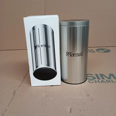 REFORMED STORAGE TANK COFFEE CAN BOXED