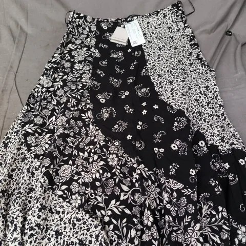 NOBODY'S CHILD PATCHWORK SKIRT – UK 12 