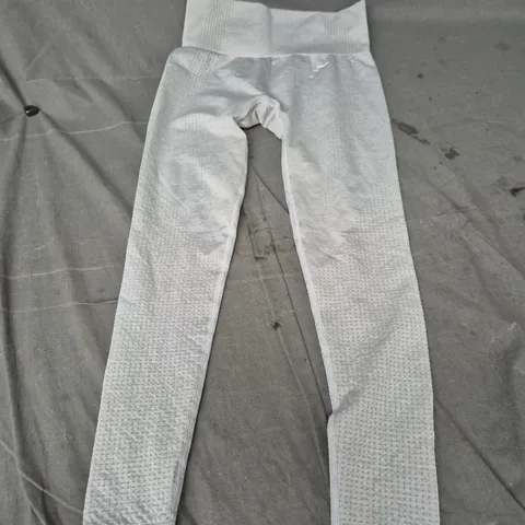 GYMSHARK GREY LEGGINGS β KNIT FABRIC, HIGH-WAISTED SIZE UNSPECIFIED