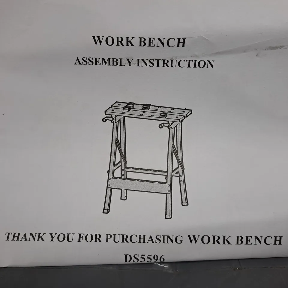 BOXED HOMEHUT DS5596 WORKBENCH - COLLECTION ONLY