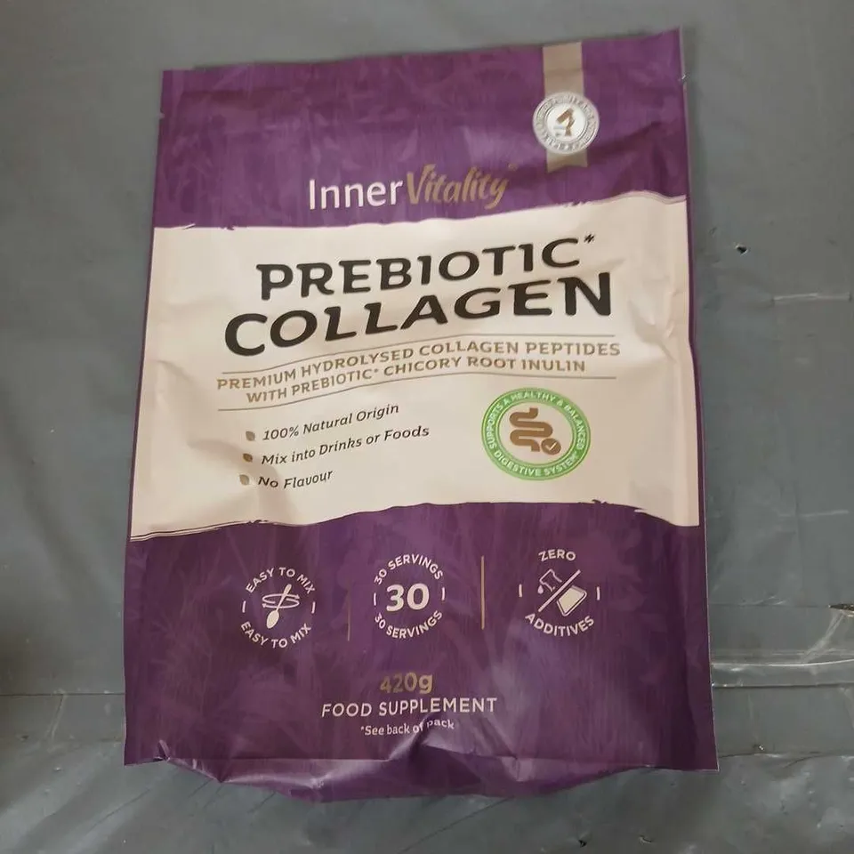 INNERVITALITY PREBIOTIC COLLAGEN – 420G FOOD SUPPLEMENT
