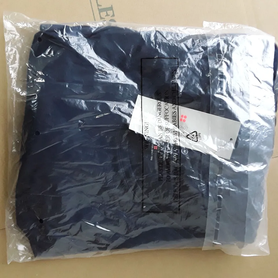 SWEATY BETTY GARY LONG SLEEVED JUMPSUIT IN NAVY BLUE SIZE MEDIUM