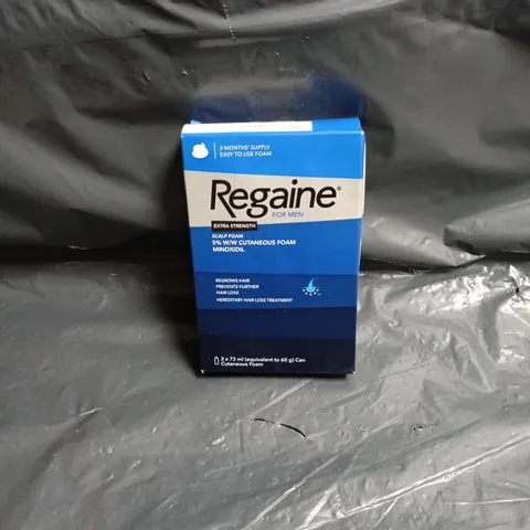 REGAINE FOR MEN EXTRA STRENGTH SCALP FOAM 5% MINOXIDIL – BOXED