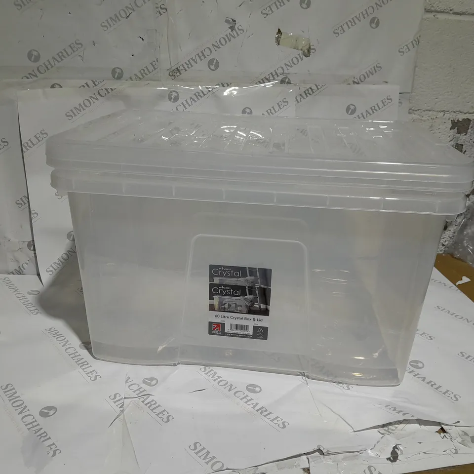 60 LITRE CRYSTAL BOX AND LID