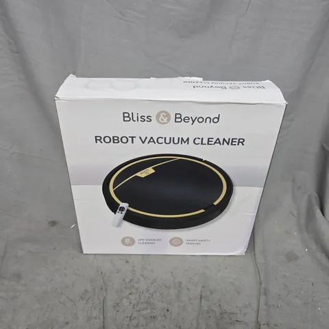BOXED BLISS & BEYOND ROBOT VACUUM CLEANER