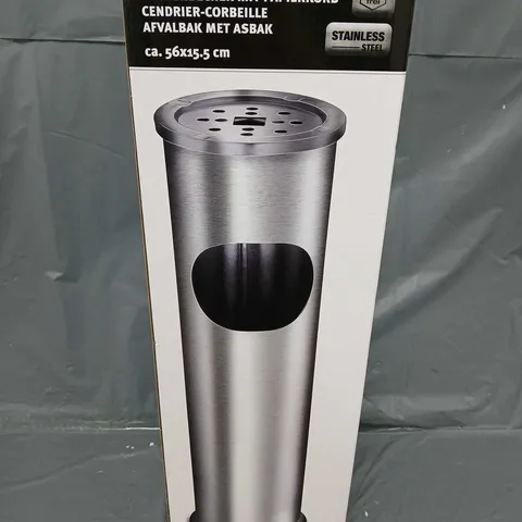 BOXED AND SEALED EDELSTAHL ASHBIN INCL DUSTBIN