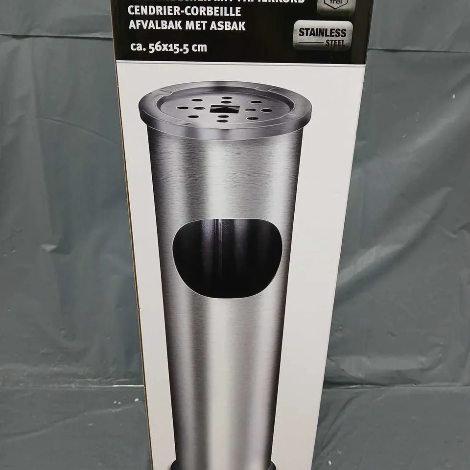 BOXED AND SEALED EDELSTAHL ASHBIN INCL DUSTBIN
