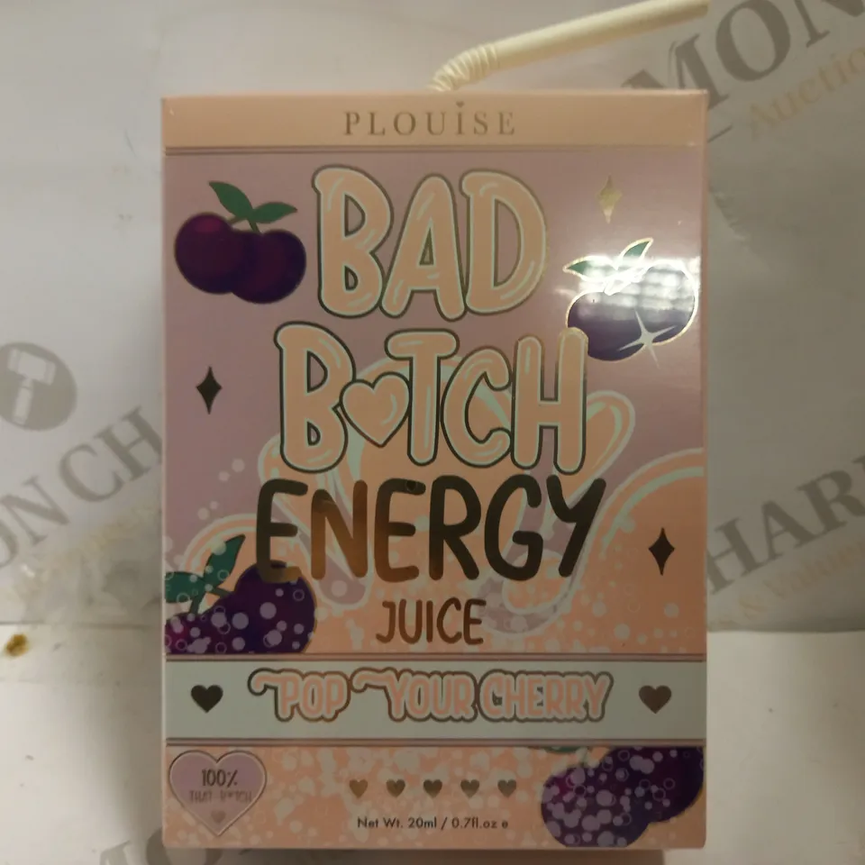 PLOUISE BAD B*TCH ENERGY JUICE `POP YOUR CHERRY` LIP OIL - 20ML