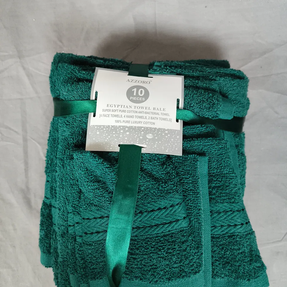 AZZORO EGYPTIAN TOWEL BALE – 10 PIECES 