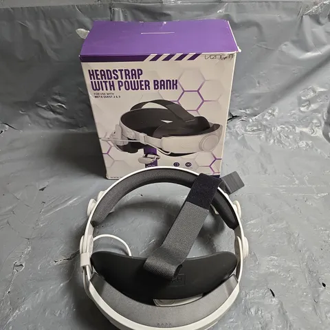 BOXED VENOM HEADSTRAP WITH POWER BANK FOR USE WITH META QUEST 2 & 3