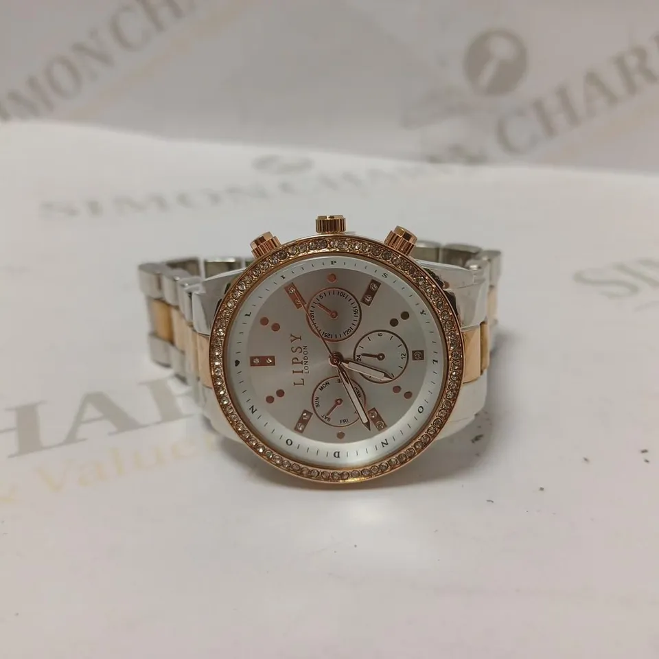 LIPSY TWO TONE BRACELET LADIES WATCH LP161