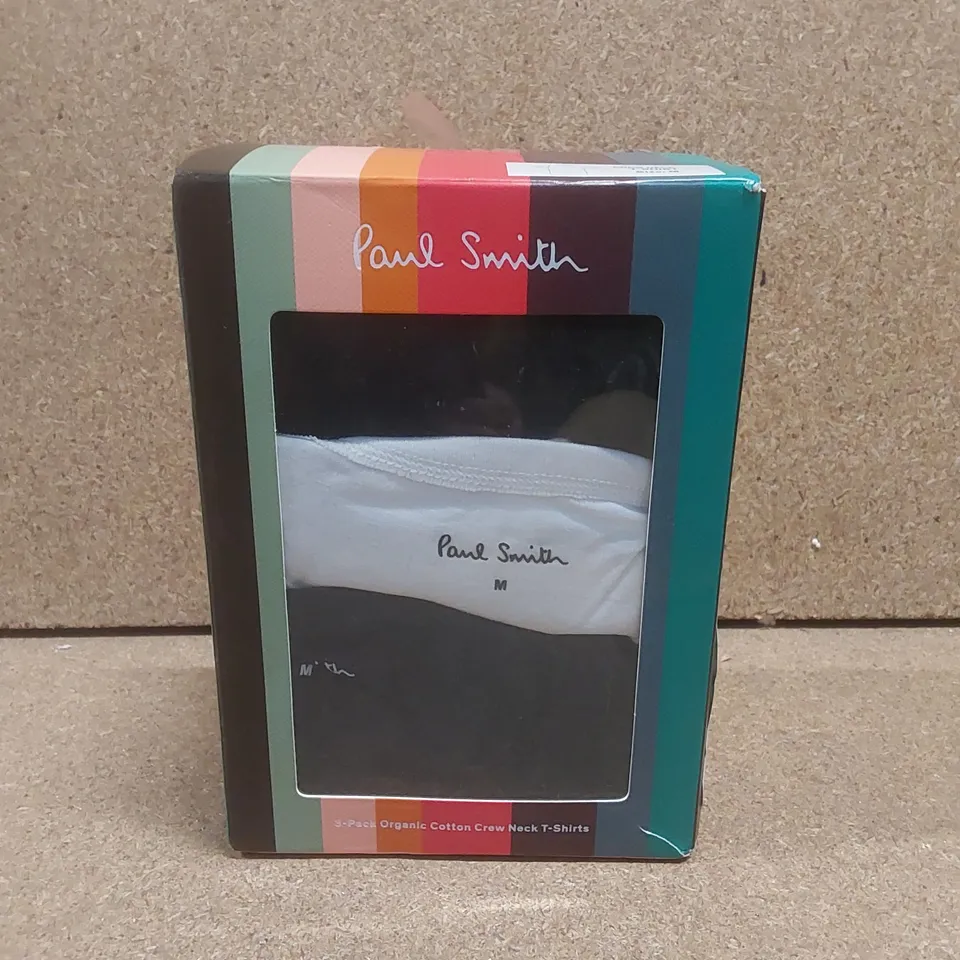 BOXED PAUL SMITH 3 PACK T-SHIRTS - MEDIUM 