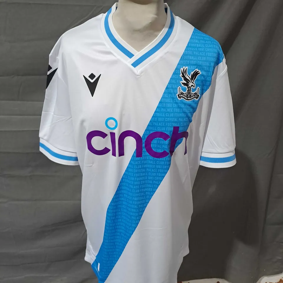 MACRON CRYSTAL PALACE FOOTBALL SHIRT 23/24 AWAY  - LARGE