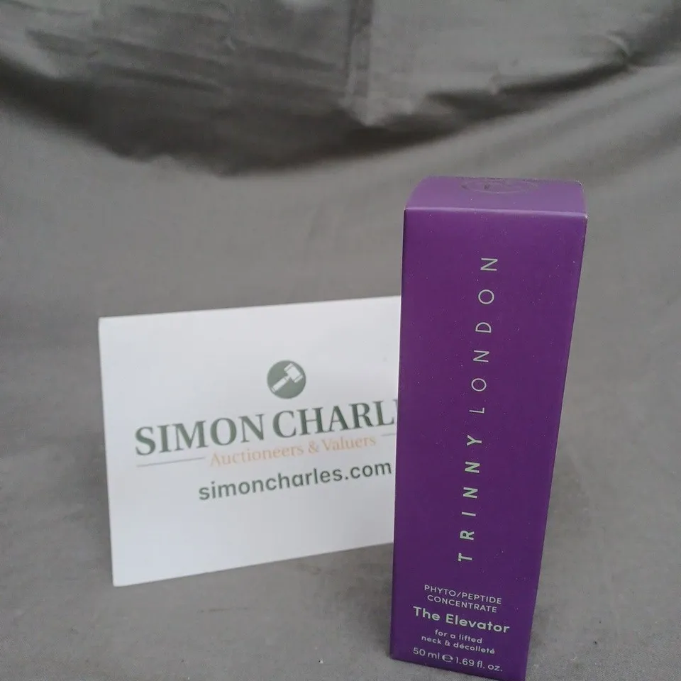 BOXED AND SEALED TRINNY LONDON - THE ELEVATOR - PHYTO/PEPTIDE CONCENTRATE - 50ML -