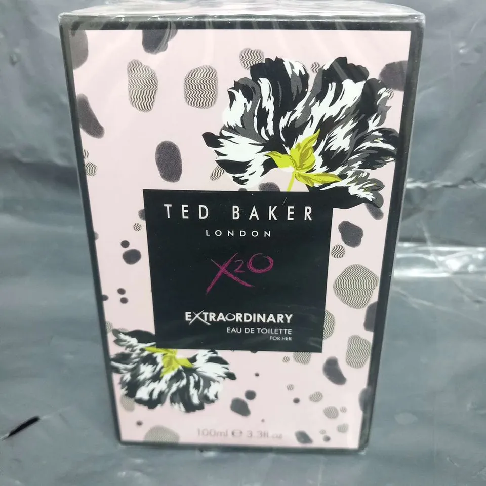 BOXED AND SEALED TED BAKER LONDON X2O EXTRAORDINARY EAU DE TOILETTE FOR HER 100ML