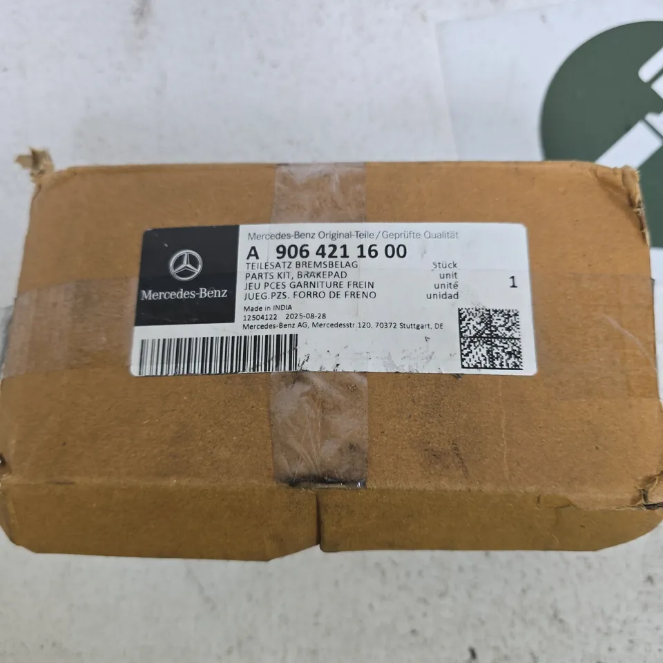 MERCEDES-BENZ ORIGINAL PARTS KIT – BRAKE PAD SET (A 906 421 16 00)