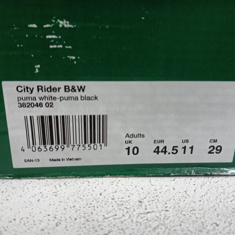 PUMA CITY RIDER SIZE 10