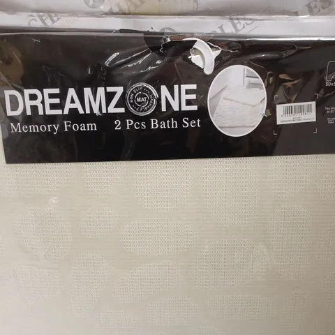 MEMORY FOAM 2 PIECE BATHMAT SET
