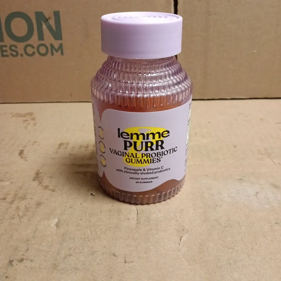 LEMME PURR VAGINAL PROBIOTIC GUMMIES 60 GUMMIES