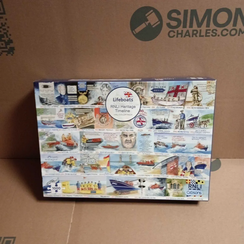 LIFEBOATS RNLI HERITAGE TIMELINE – 1000-PIECE GIBSONS JIGSAW
