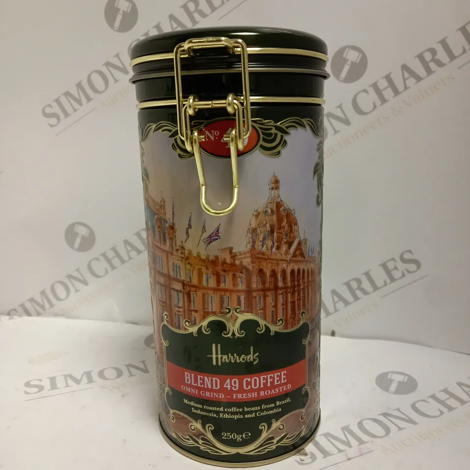 SEALED HARRODS NO49 BLEND 49 FRESH ROASTED COFFEE - 250G