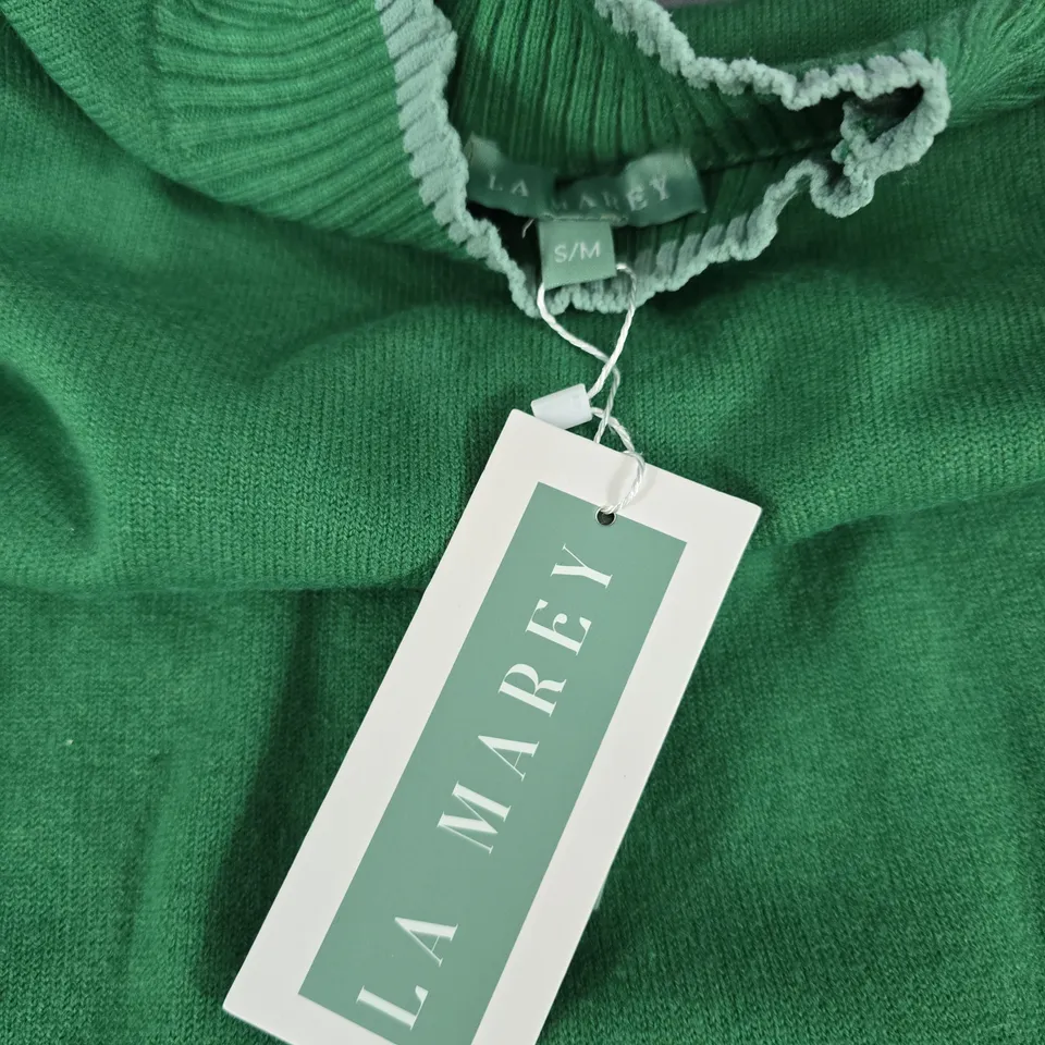 LA MAREY GREEN KNIT SWEATER – WOMEN'S SIZE S/M