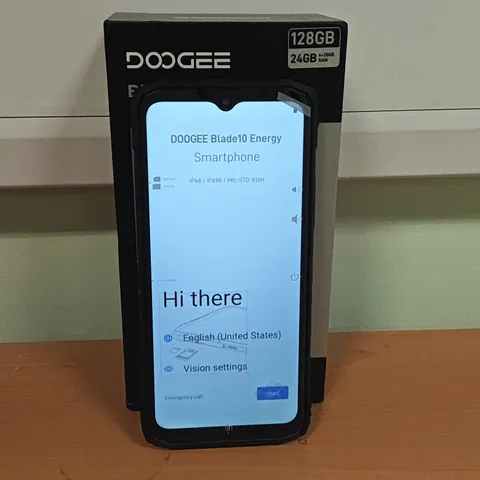 BOXED DOOGEE BLADE10 ENERGY 4+20GB RAM 128GB IN BLACK/RED