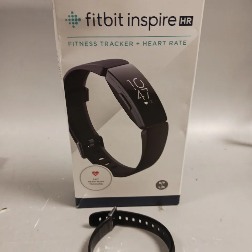 BOXED FITBIT INSPIRE HR FITNESS TRACKER & HEART RATE WATCH 